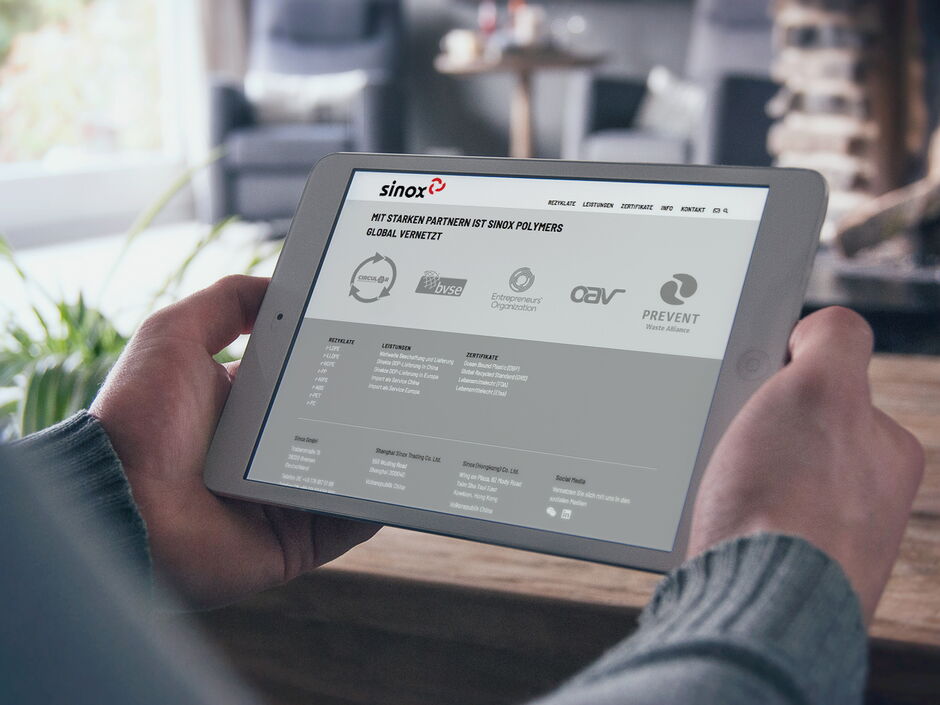 martin zech design, projekt design, sinox polymers, website, detail 5