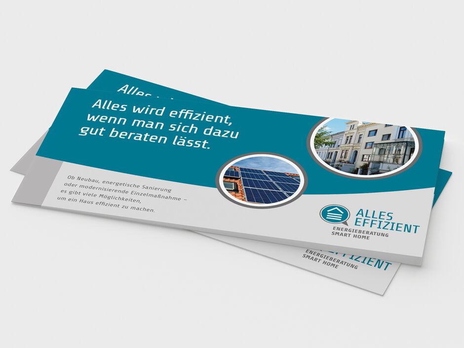 martin zech design, corporate design, alles effizient, flyer, titel