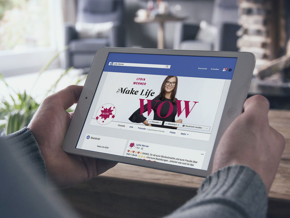 martin zech design, facebook-header, self publishing, lydia werner, make life wow