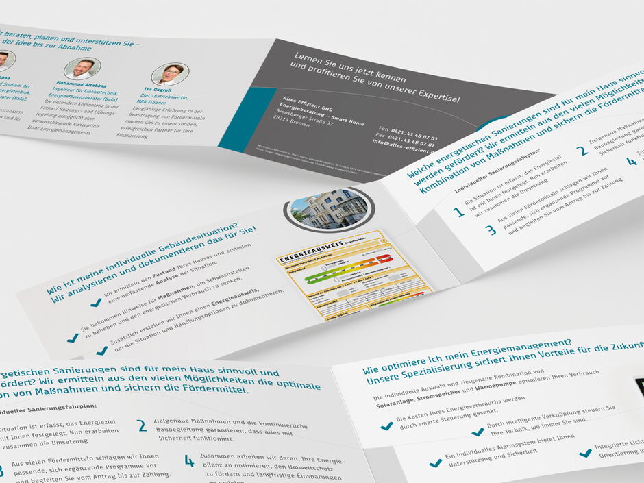 martin zech design, corporate design, alles effizient, flyer, innenseiten