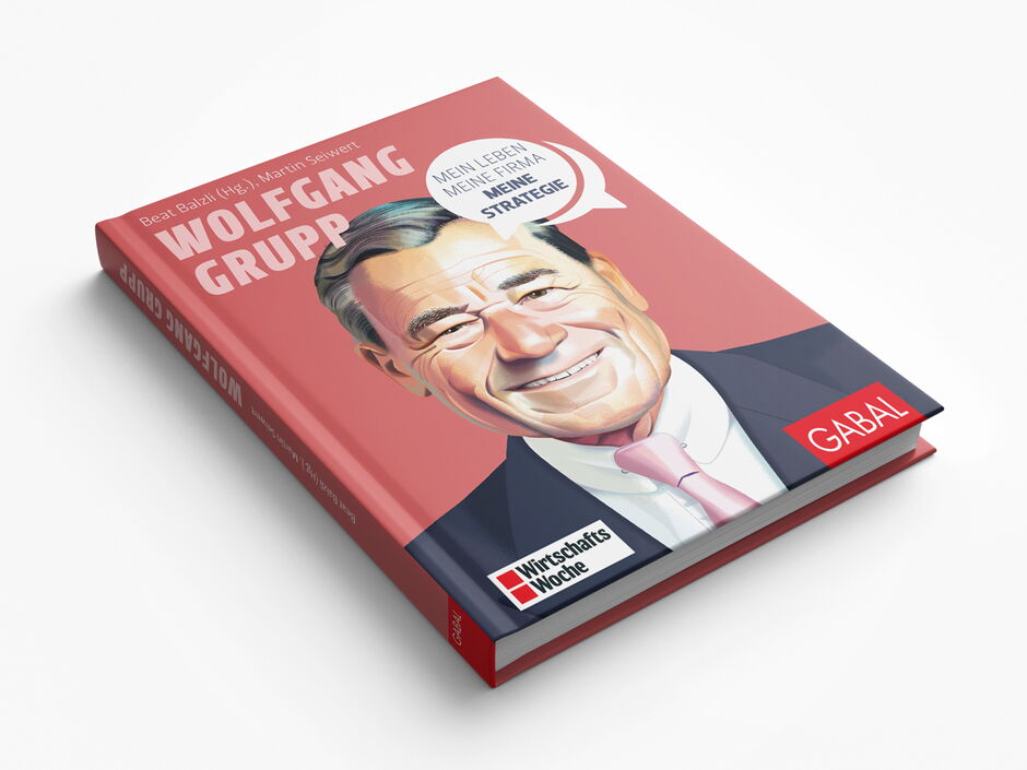 martin zech design, buchcover design, wirtschaftswoche, balzli, wolfgang grupp, mein-leben, meine firma, meine strategie
